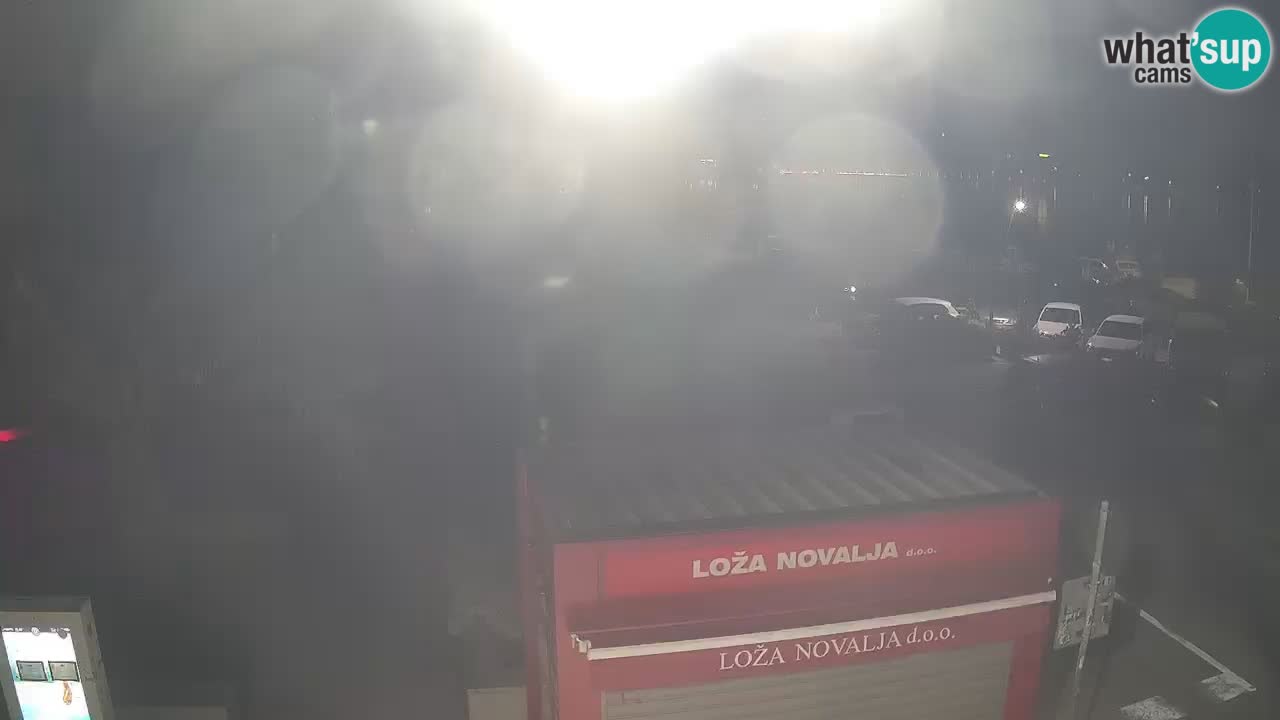 Web kamera Novalja – Obala Petra Krešimira IV