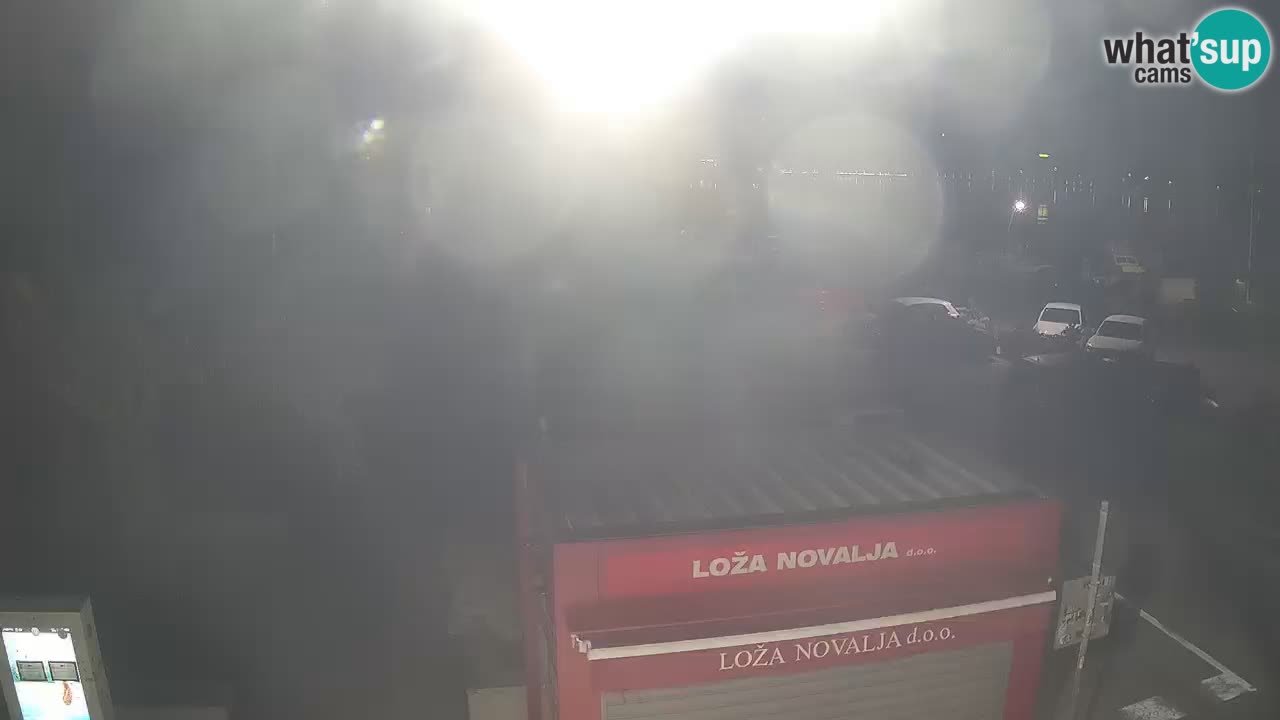 Camera en diecto Novalja – Obala Petra Krešimira IV