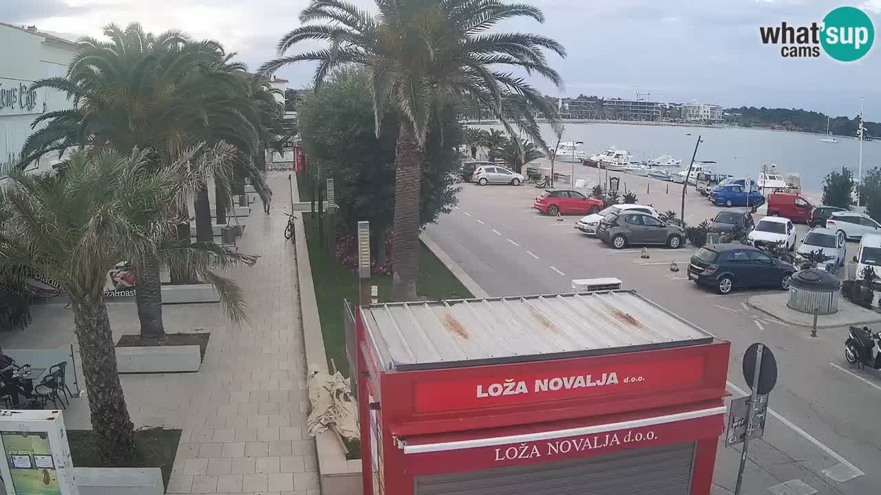 Live cam Novalja – Obala Petra Krešimira IV
