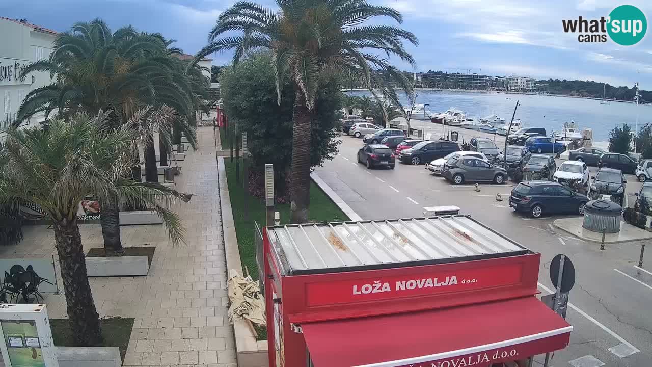 Webcam live Novalja – Obala Petra Krešimira IV