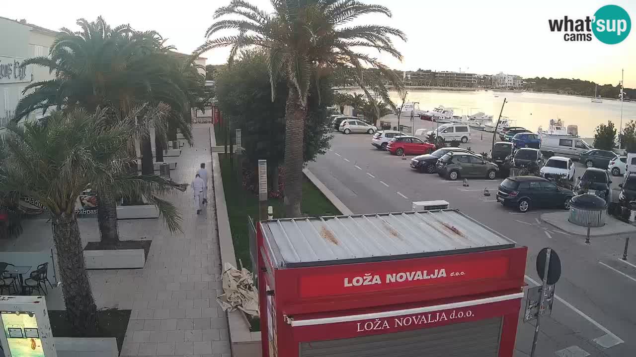 Webcam live Novalja – Obala Petra Krešimira IV