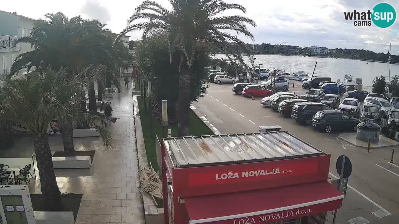 Spletna kamera Novalja – Obala Petra Krešimira IV