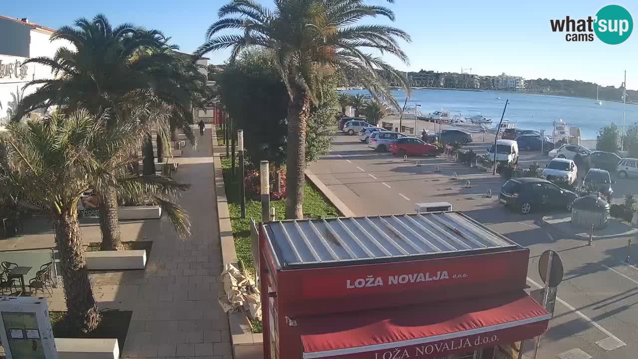 Webcam live Novalja – Obala Petra Krešimira IV