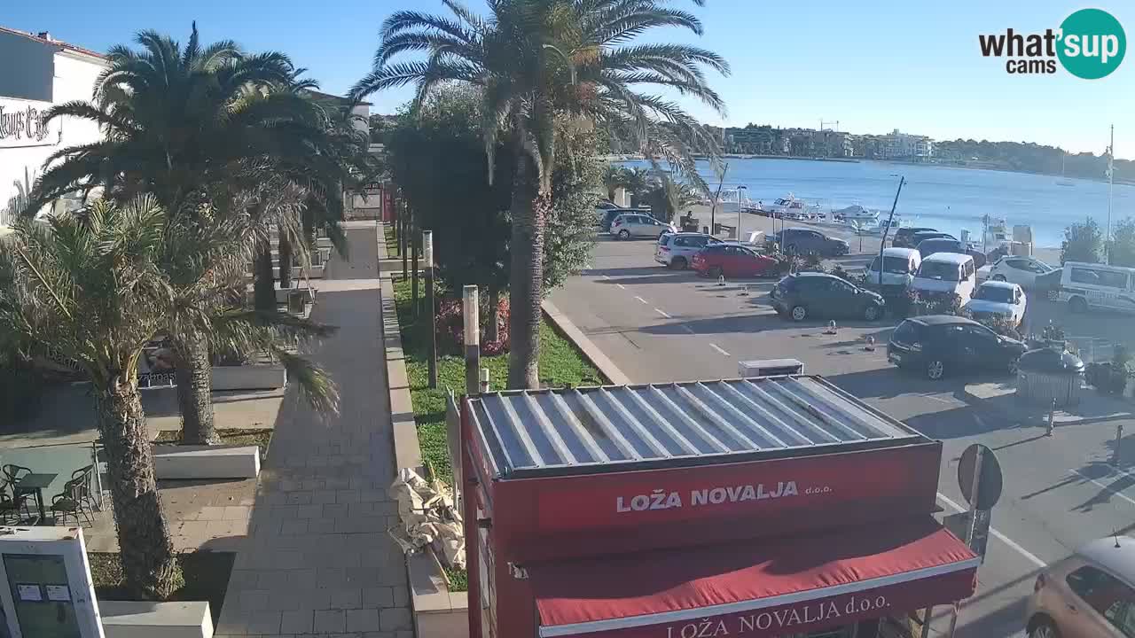 Webcam live Novalja – Obala Petra Krešimira IV
