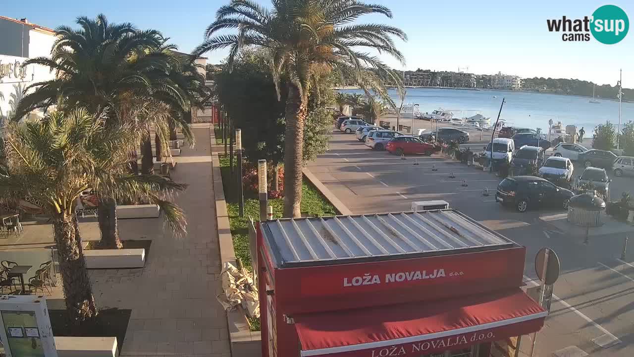 Web kamera Novalja – Obala Petra Krešimira IV