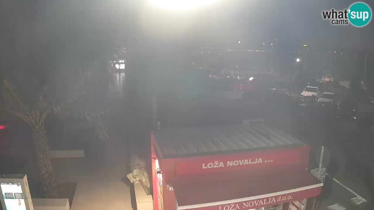 Camera en diecto Novalja – Obala Petra Krešimira IV