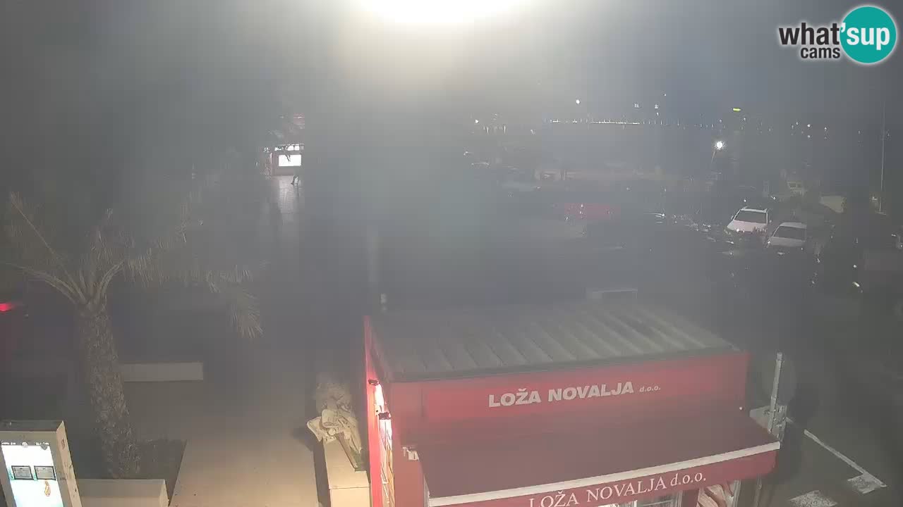 Webcam Novalja – Obala Petra Krešimira IV