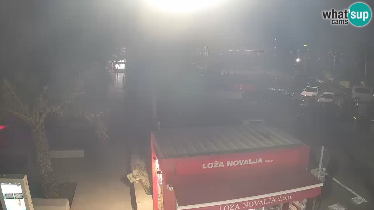 Camera en diecto Novalja – Obala Petra Krešimira IV