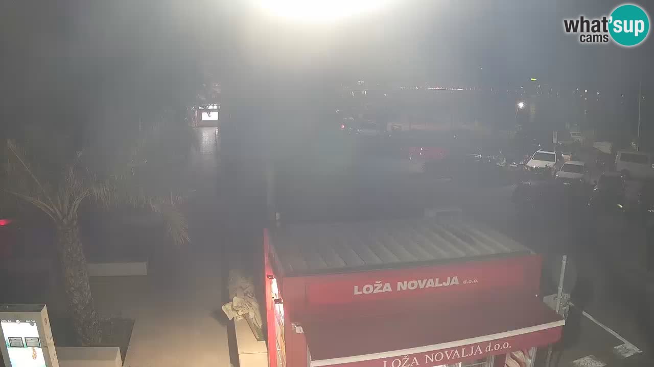 Live cam Novalja – Obala Petra Krešimira IV