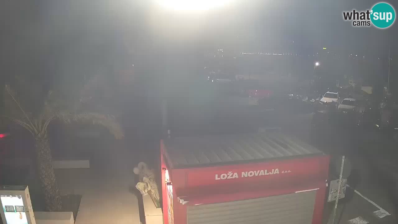 Webcam live Novalja – Obala Petra Krešimira IV