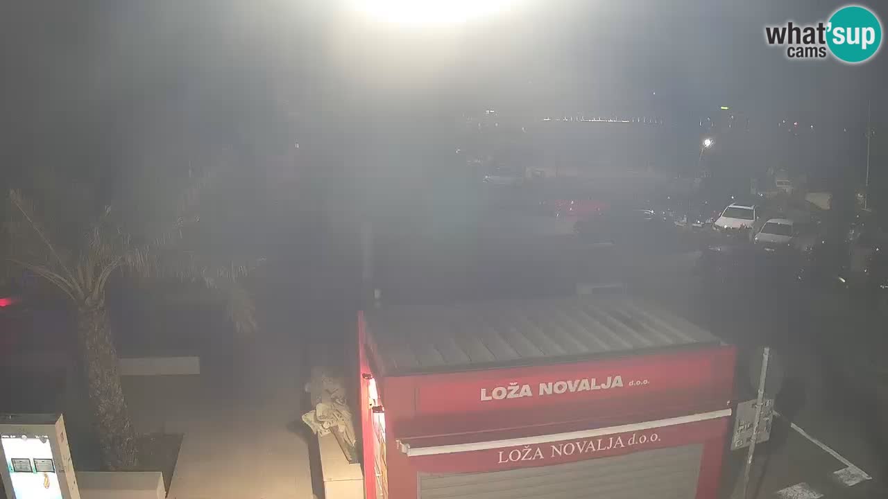 Webcam live Novalja – Obala Petra Krešimira IV