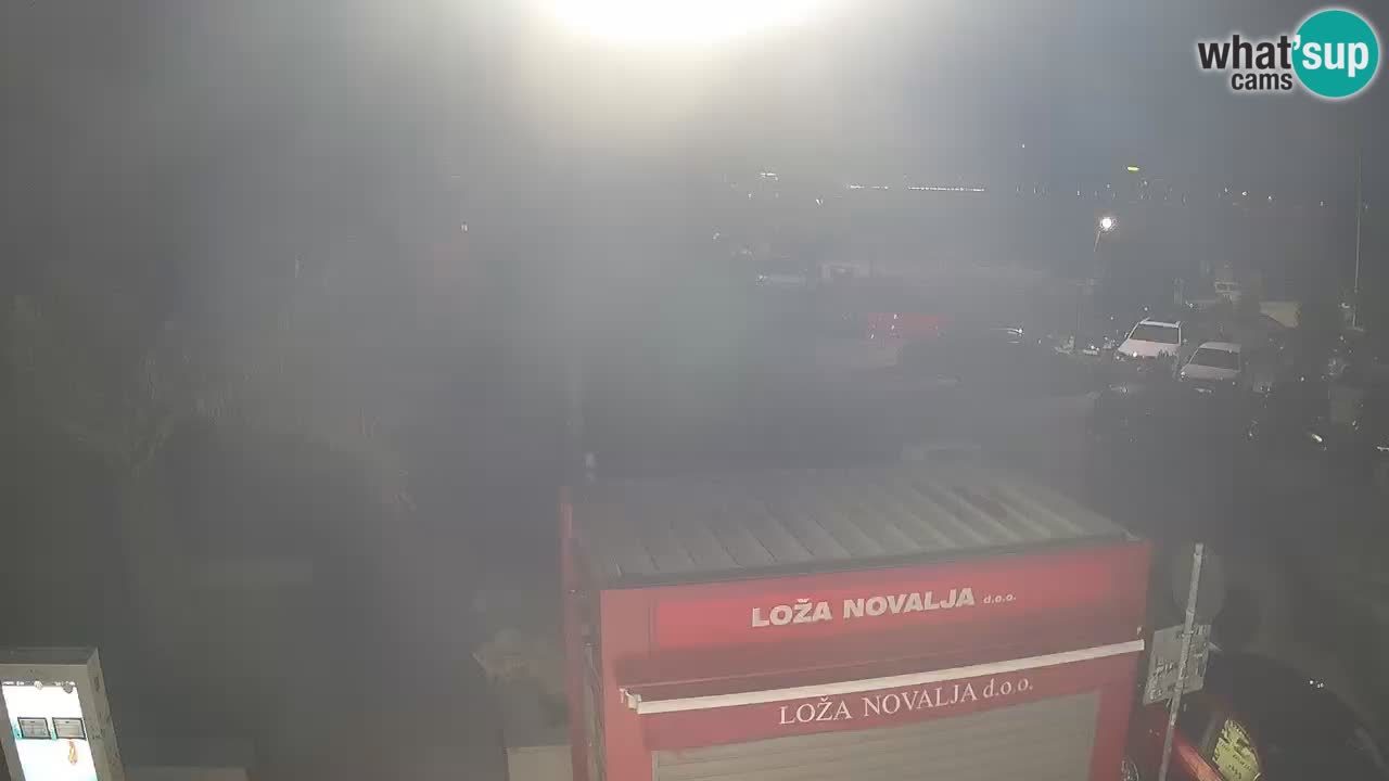 Webcam live Novalja – Obala Petra Krešimira IV