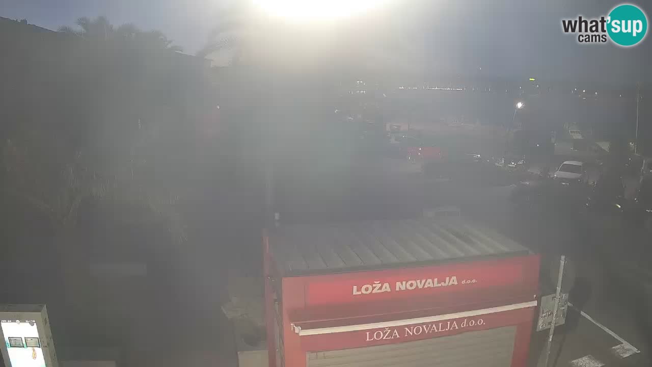 Webcam live Novalja – Obala Petra Krešimira IV