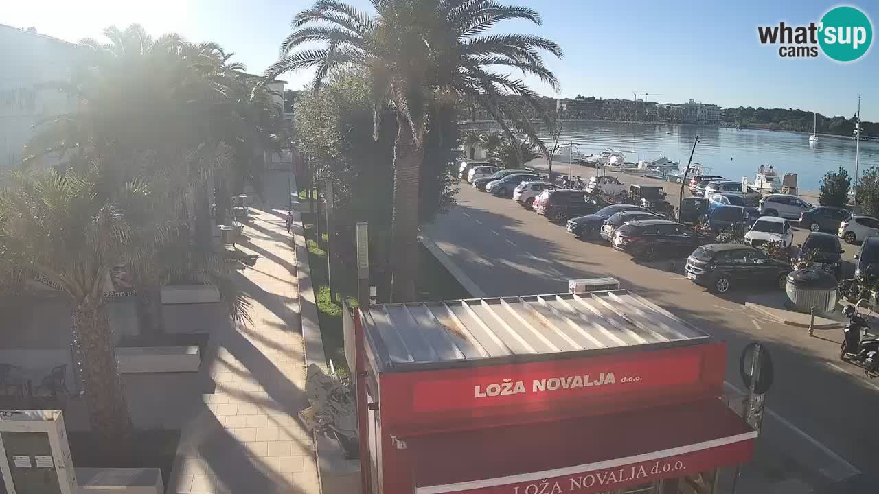 Web kamera Novalja – Obala Petra Krešimira IV