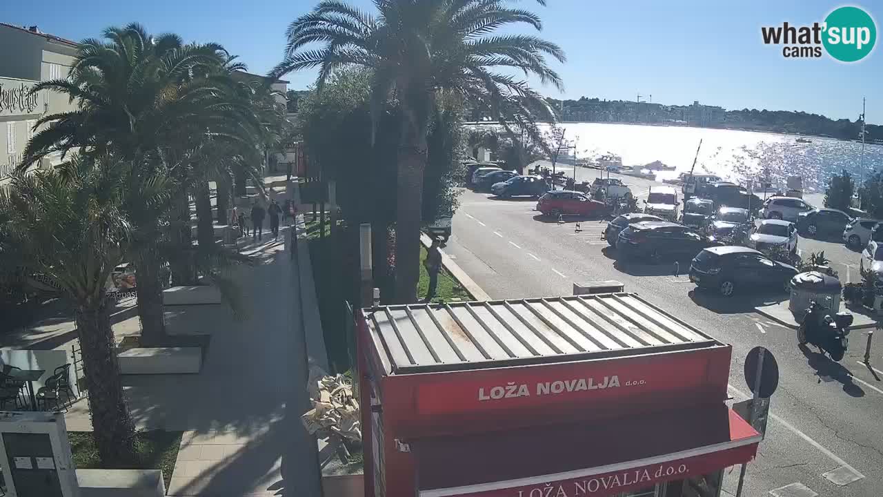 Webcam live Novalja – Obala Petra Krešimira IV