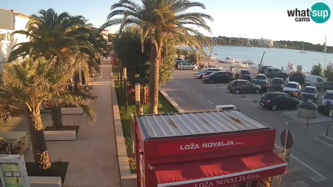 Live cam Novalja – Obala Petra Krešimira IV