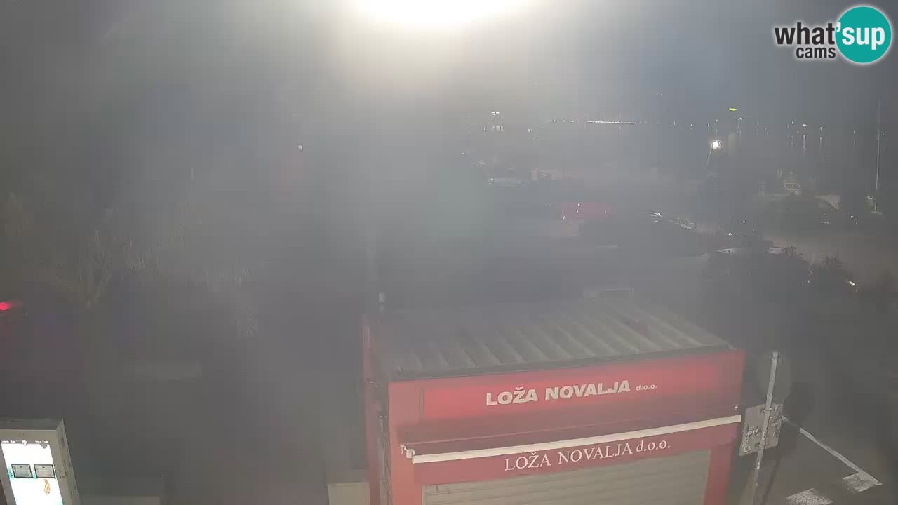 Webcam live Novalja – Obala Petra Krešimira IV