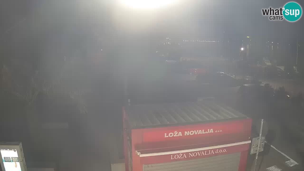 Live cam Novalja – Obala Petra Krešimira IV