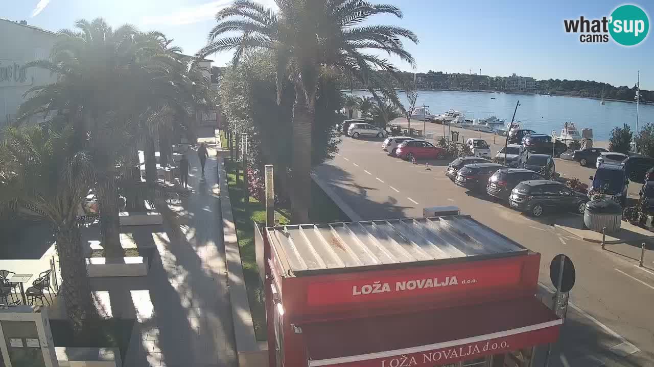 Spletna kamera Novalja – Obala Petra Krešimira IV