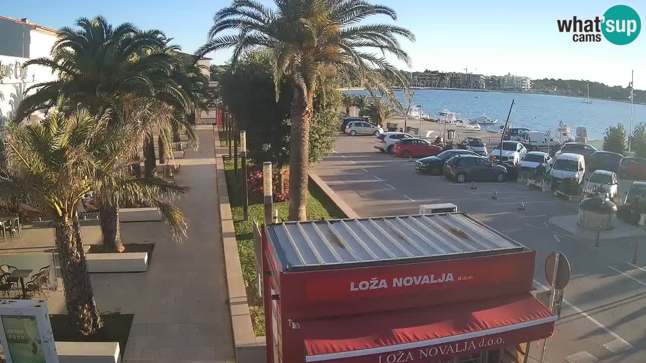 Live cam Novalja – Obala Petra Krešimira IV