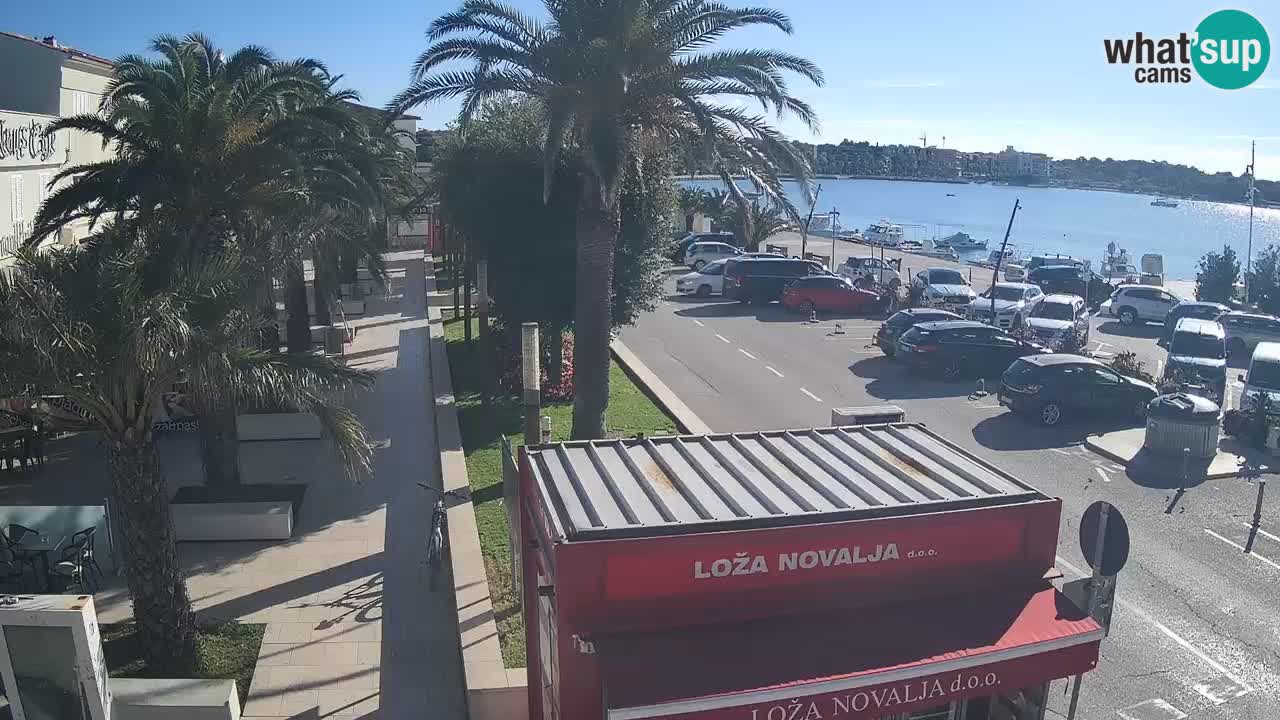 Web kamera Novalja – Obala Petra Krešimira IV