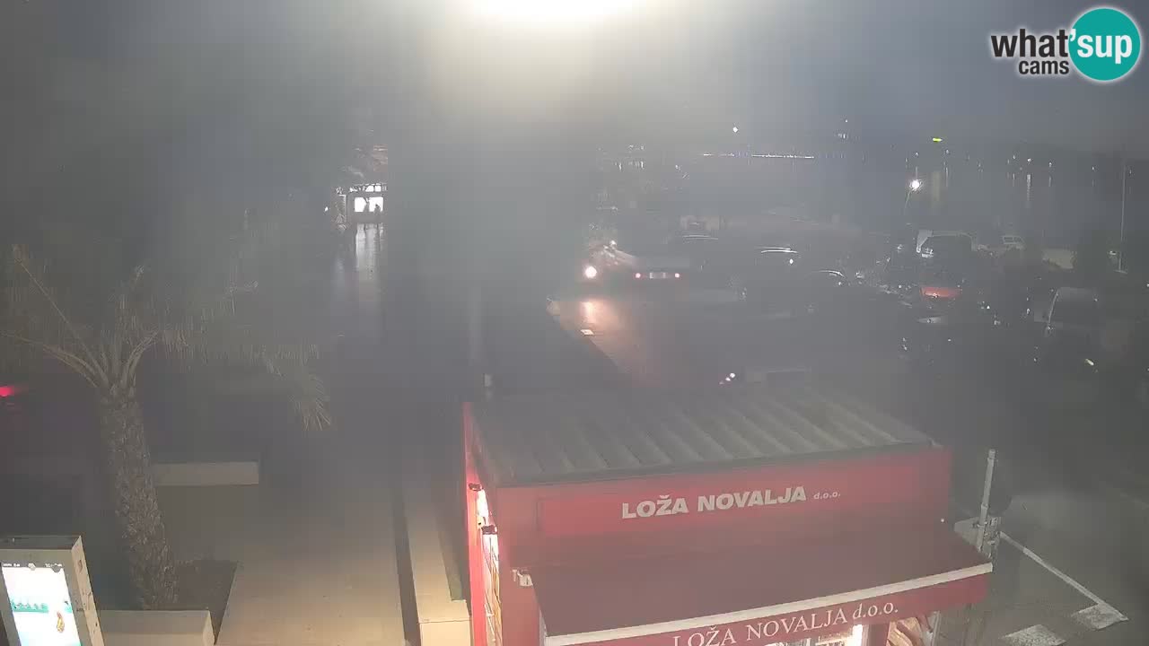 Web kamera Novalja – Obala Petra Krešimira IV