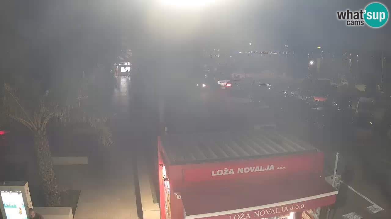 Webcam live Novalja – Obala Petra Krešimira IV