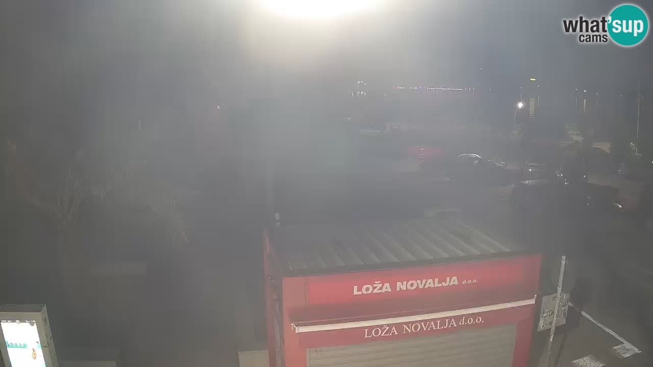 Camera en diecto Novalja – Obala Petra Krešimira IV