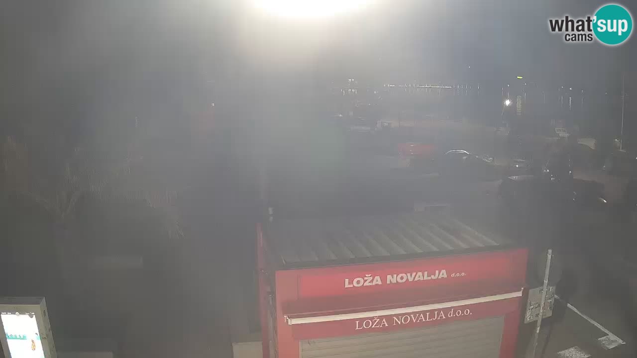 Live cam Novalja – Obala Petra Krešimira IV