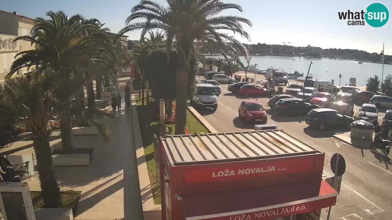 Web kamera Novalja – Obala Petra Krešimira IV