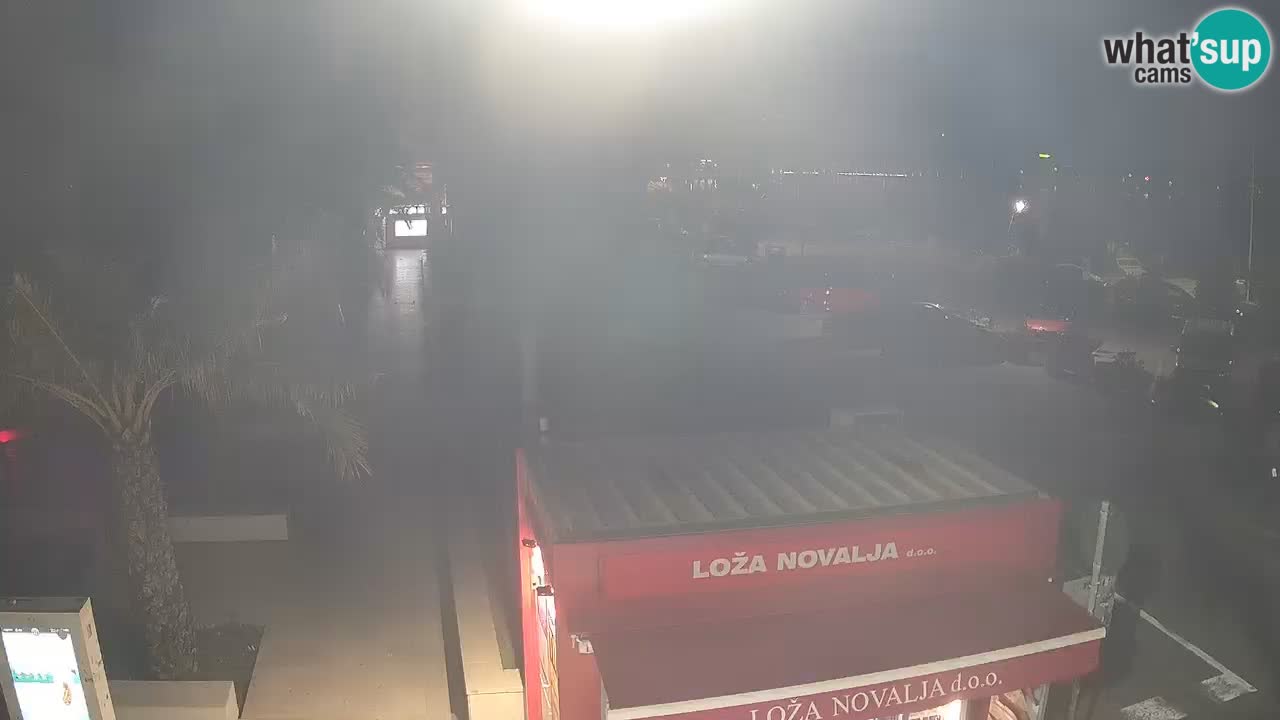 Live cam Novalja – Obala Petra Krešimira IV