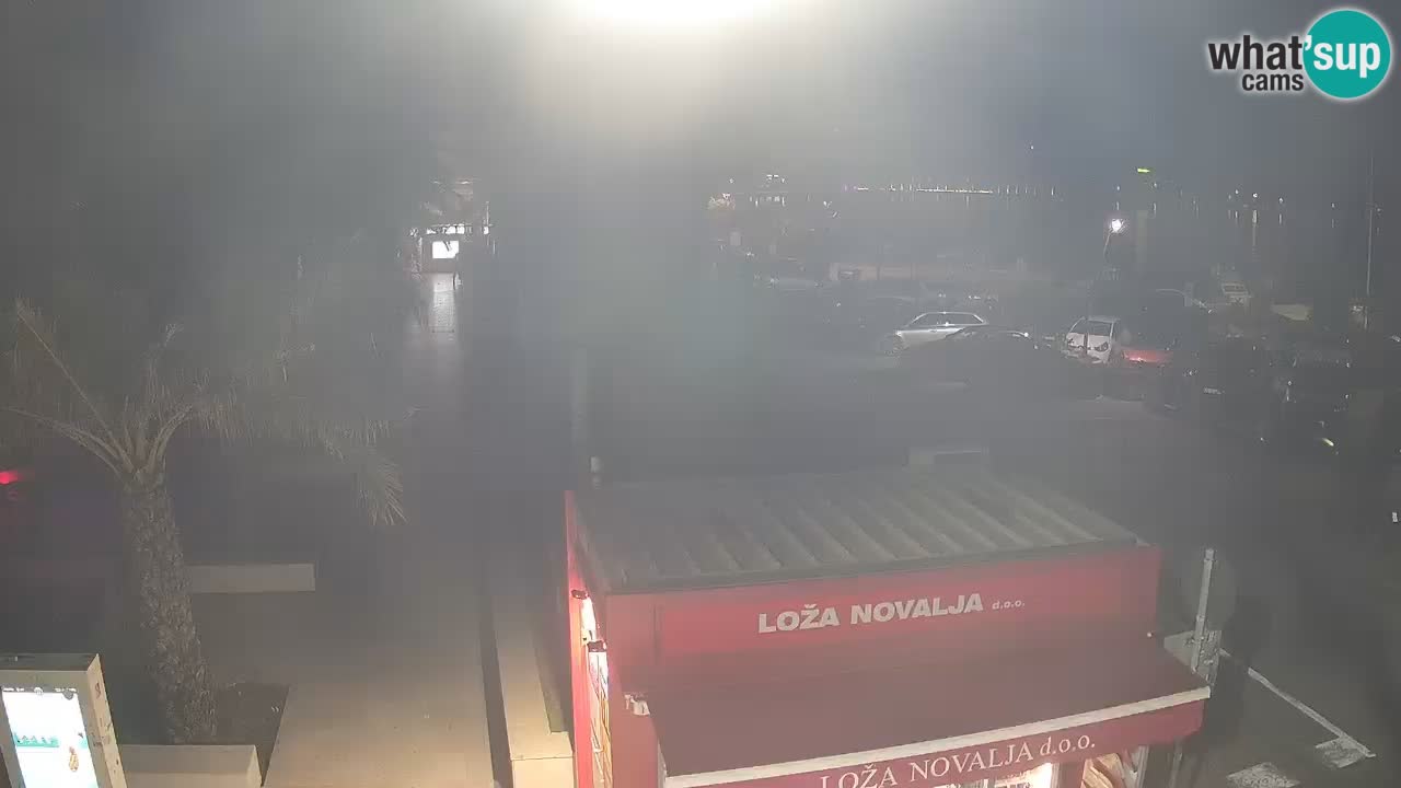 Live cam Novalja – Obala Petra Krešimira IV