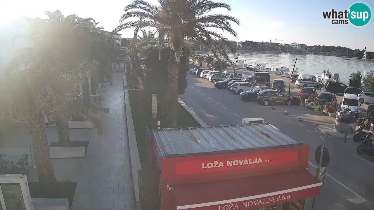 Webcam live Novalja – Obala Petra Krešimira IV