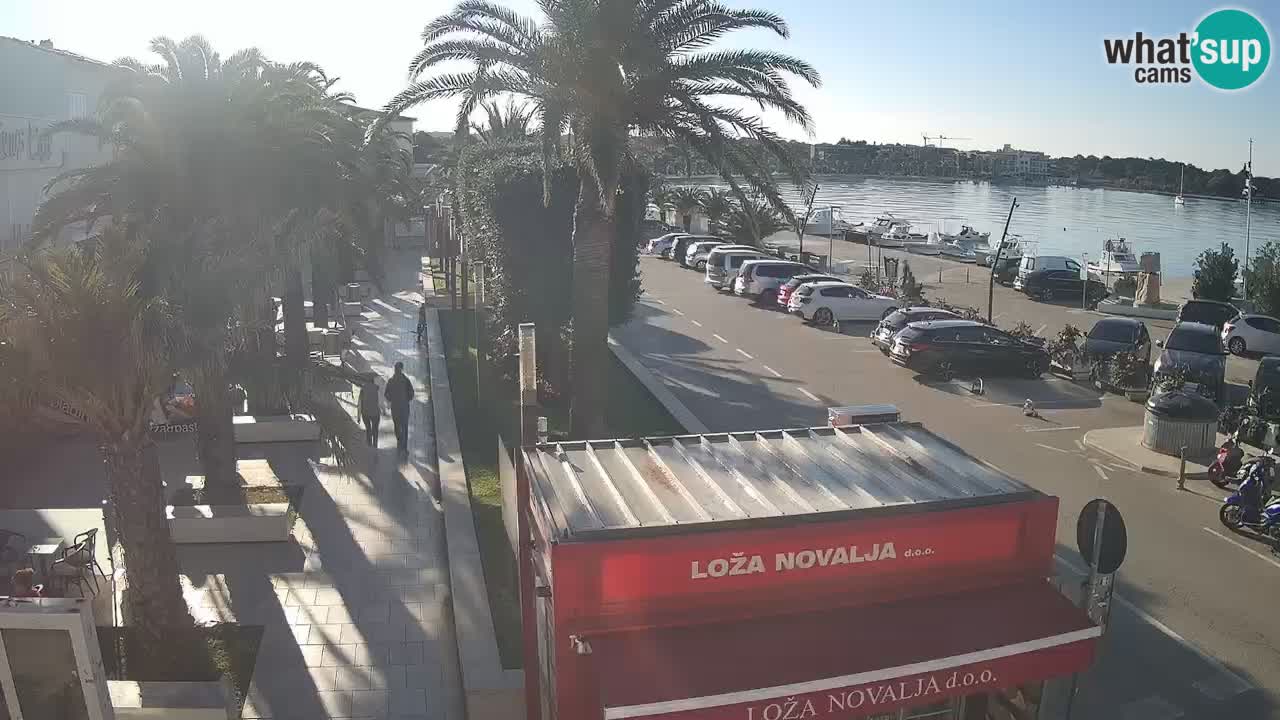 Web kamera Novalja – Obala Petra Krešimira IV