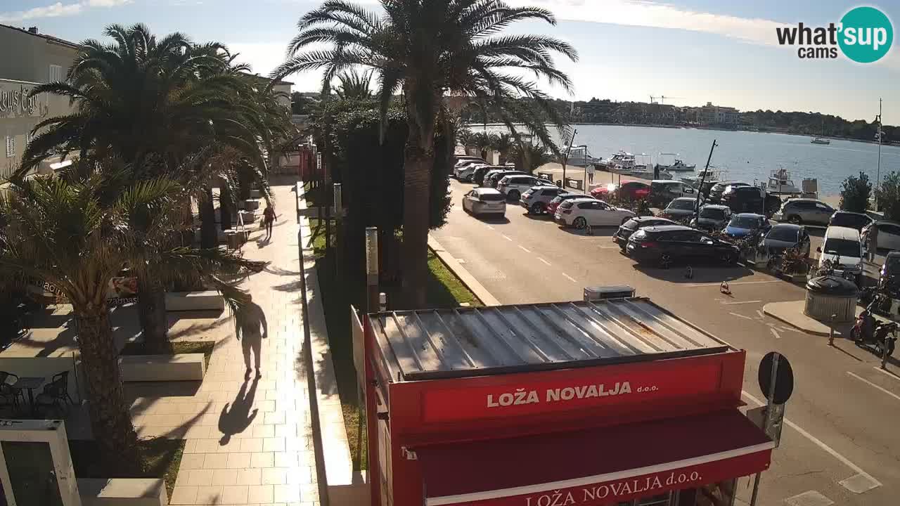 Webcam live Novalja – Obala Petra Krešimira IV