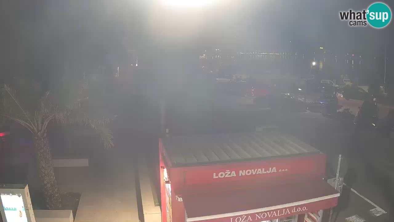 Live cam Novalja – Obala Petra Krešimira IV