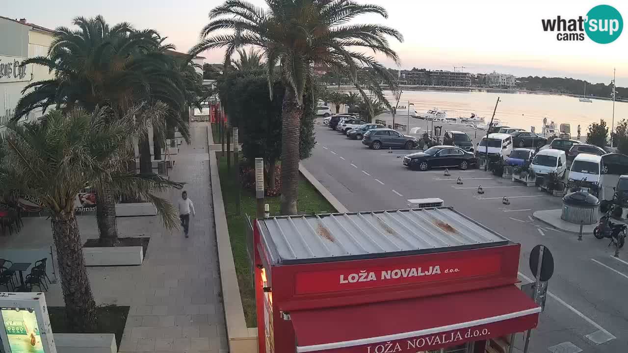 Webcam live Novalja – Obala Petra Krešimira IV