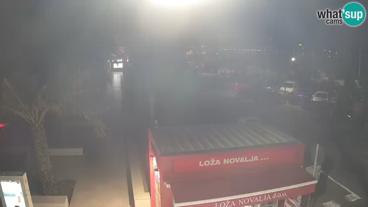 Live cam Novalja – Obala Petra Krešimira IV