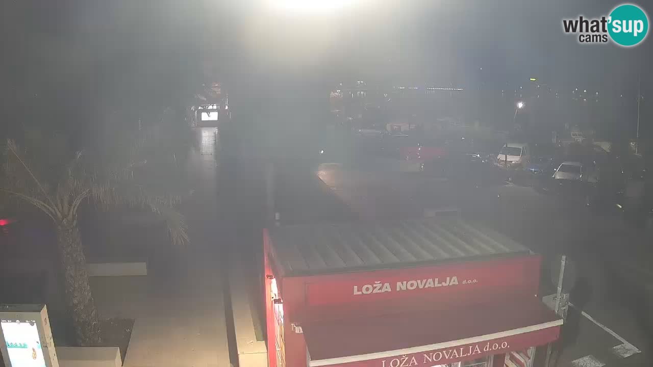 Webcam live Novalja – Obala Petra Krešimira IV