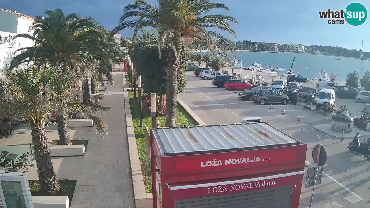 Webcam live Novalja – Obala Petra Krešimira IV