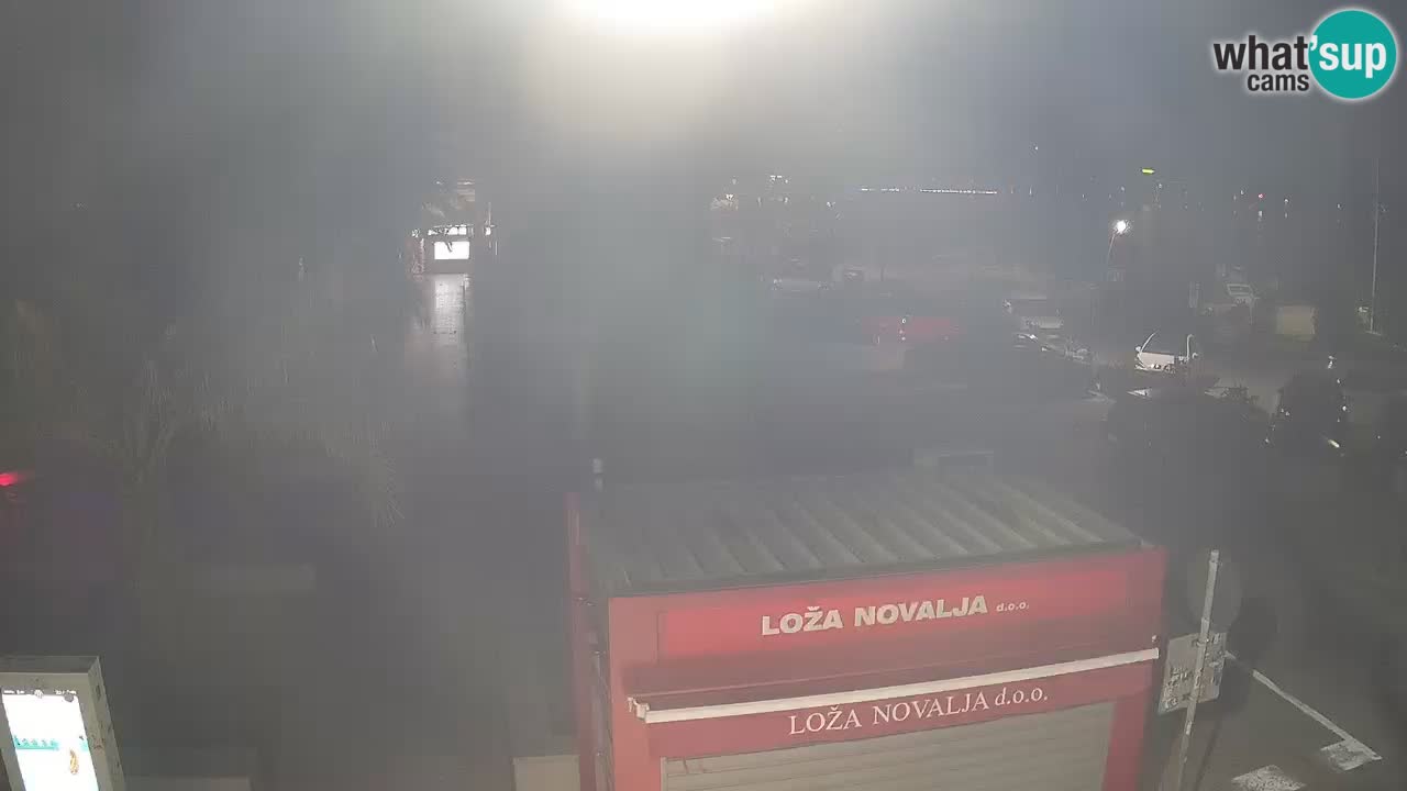 Live cam Novalja – Obala Petra Krešimira IV