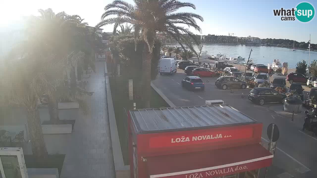 Web kamera Novalja – Obala Petra Krešimira IV