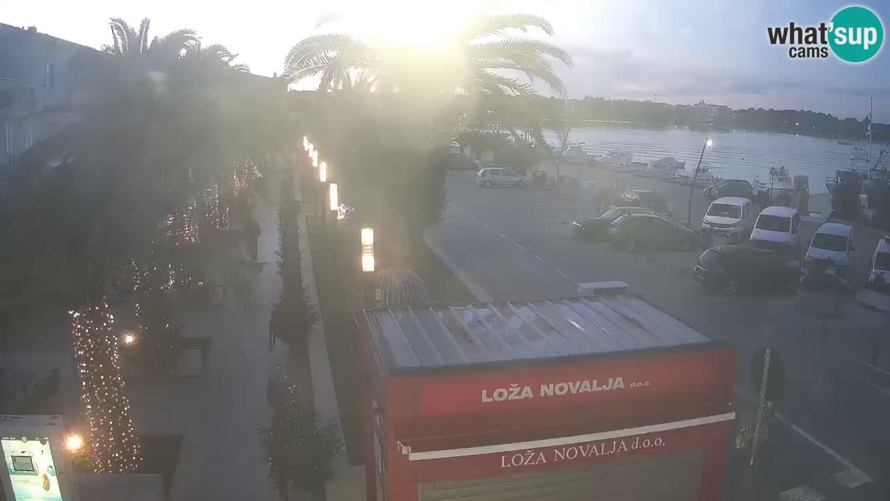 Webcam live Novalja – Obala Petra Krešimira IV