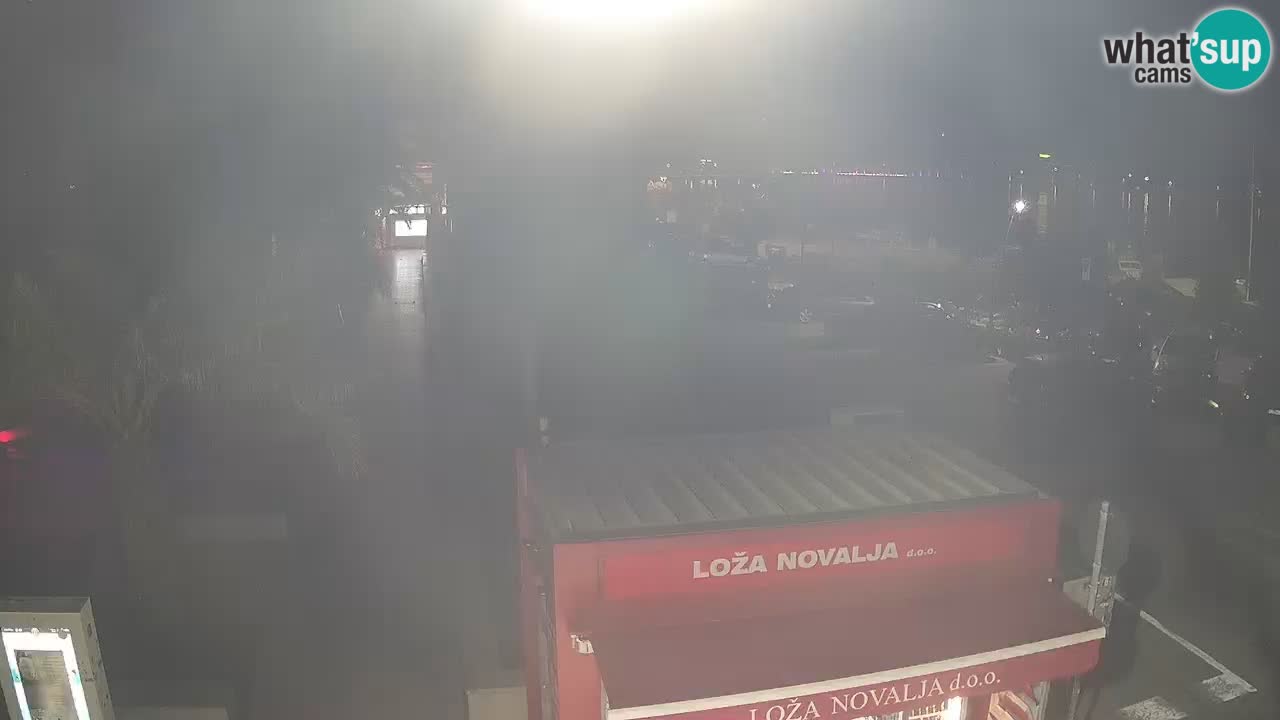 Camera en diecto Novalja – Obala Petra Krešimira IV