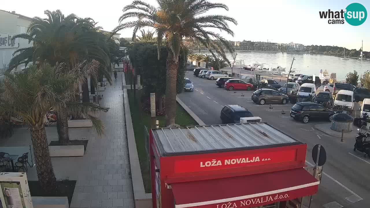 Live cam Novalja – Obala Petra Krešimira IV