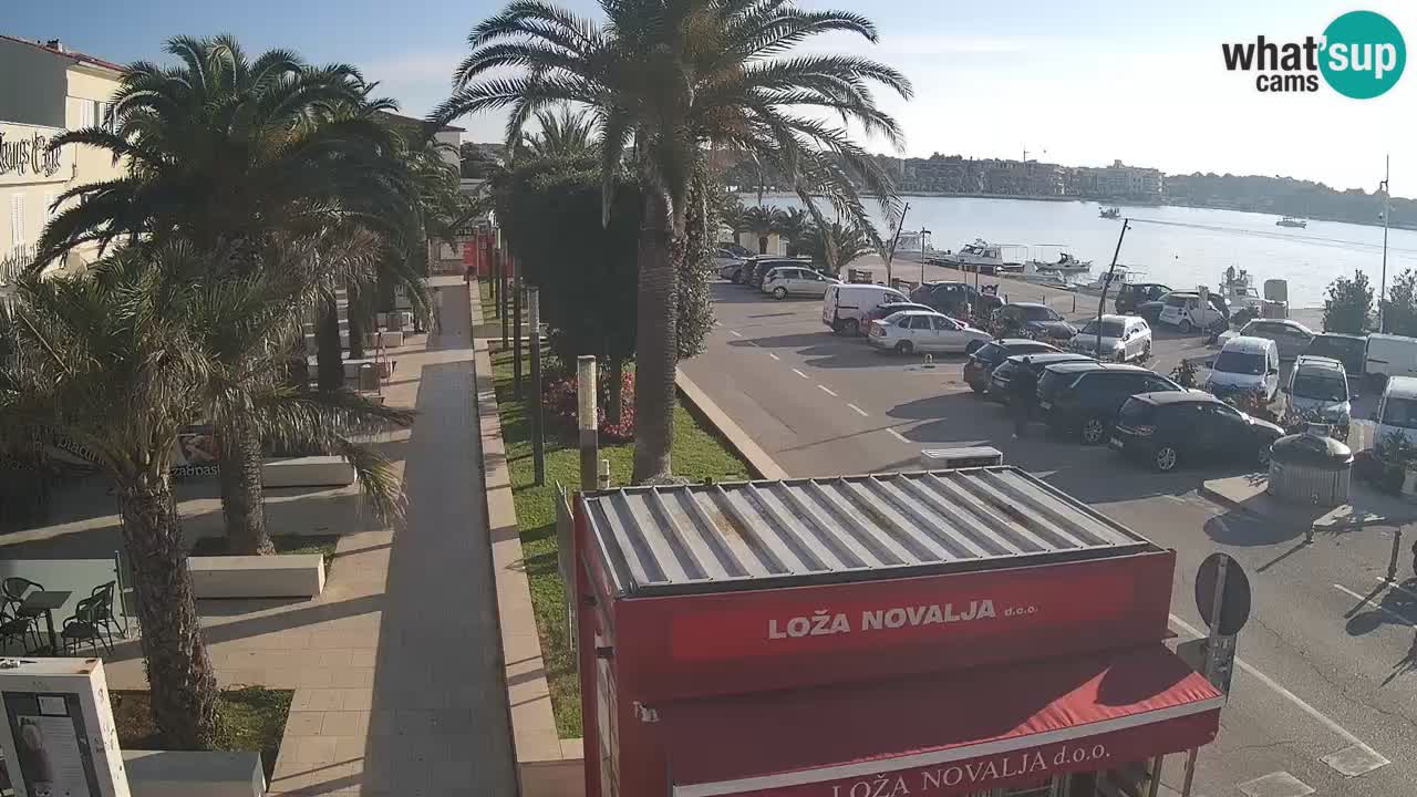 Webcam live Novalja – Obala Petra Krešimira IV