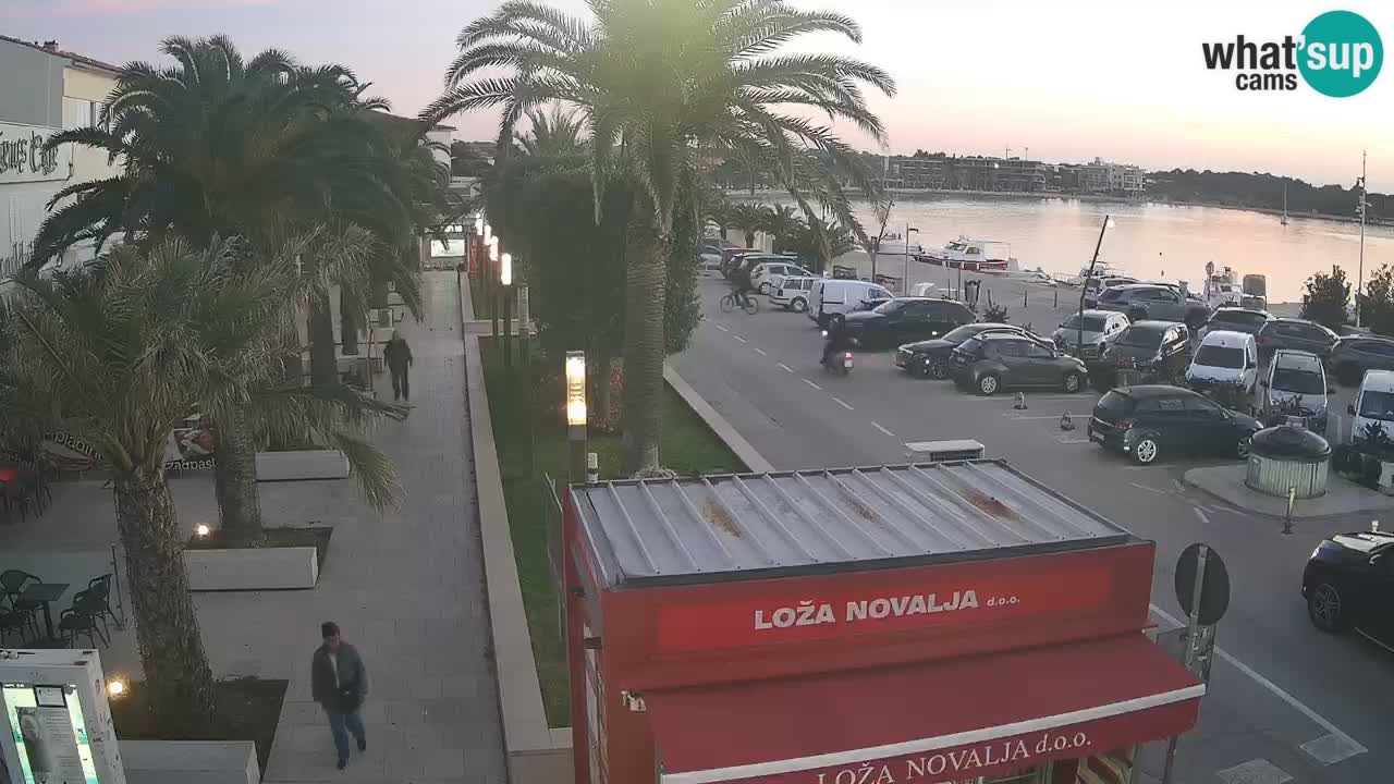 Camera en diecto Novalja – Obala Petra Krešimira IV