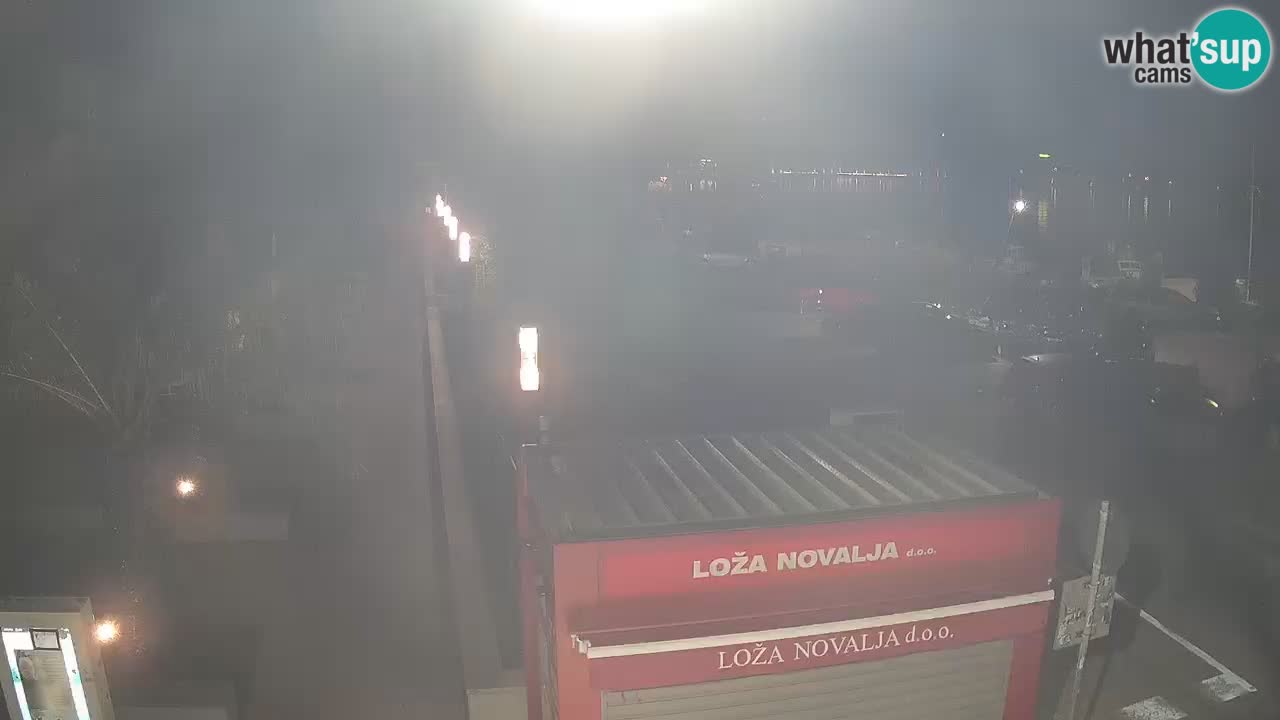 Webcam live Novalja – Obala Petra Krešimira IV