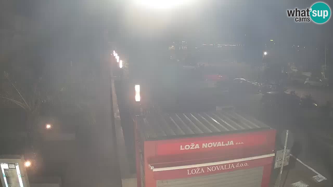 Web kamera Novalja – Obala Petra Krešimira IV