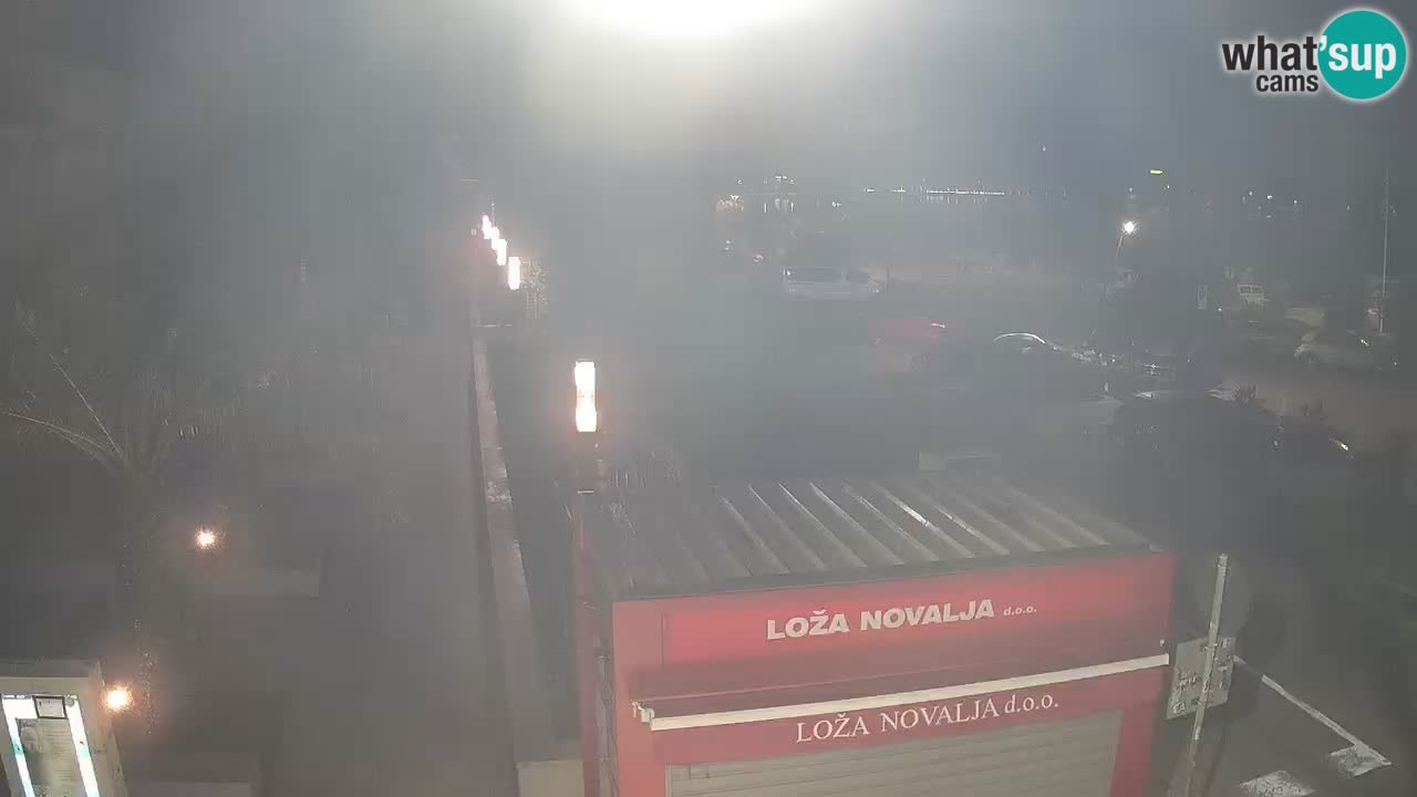 Live cam Novalja – Obala Petra Krešimira IV